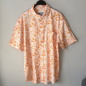 RSVLTS Dumb & Dumber Kunuflex Orange Print Shirt